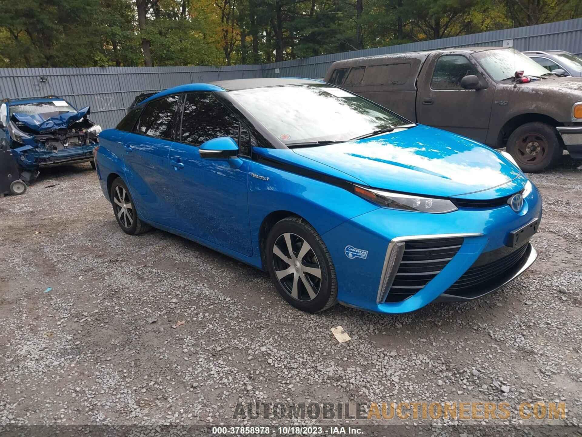 JTDBVRBD7HA001358 TOYOTA MIRAI 2017