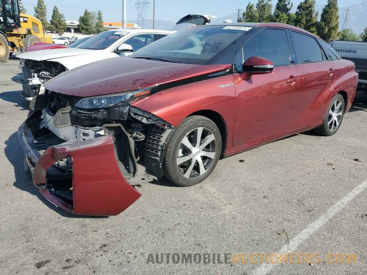 JTDBVRBD7KA006017 TOYOTA MIRAI 2019