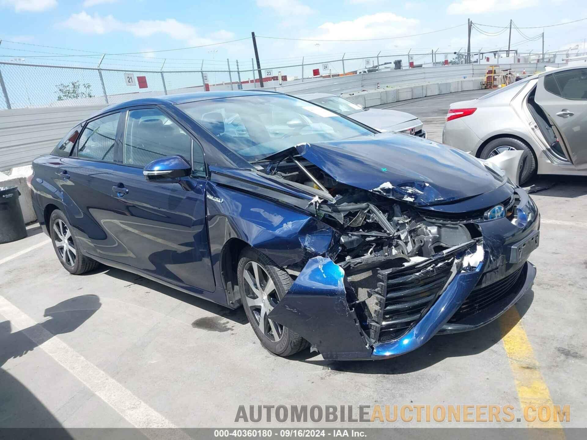 JTDBVRBD8GA000931 TOYOTA MIRAI 2016