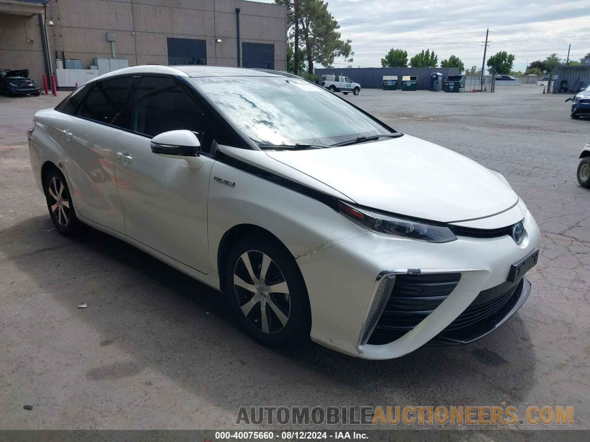 JTDBVRBD8HA002485 TOYOTA MIRAI 2017