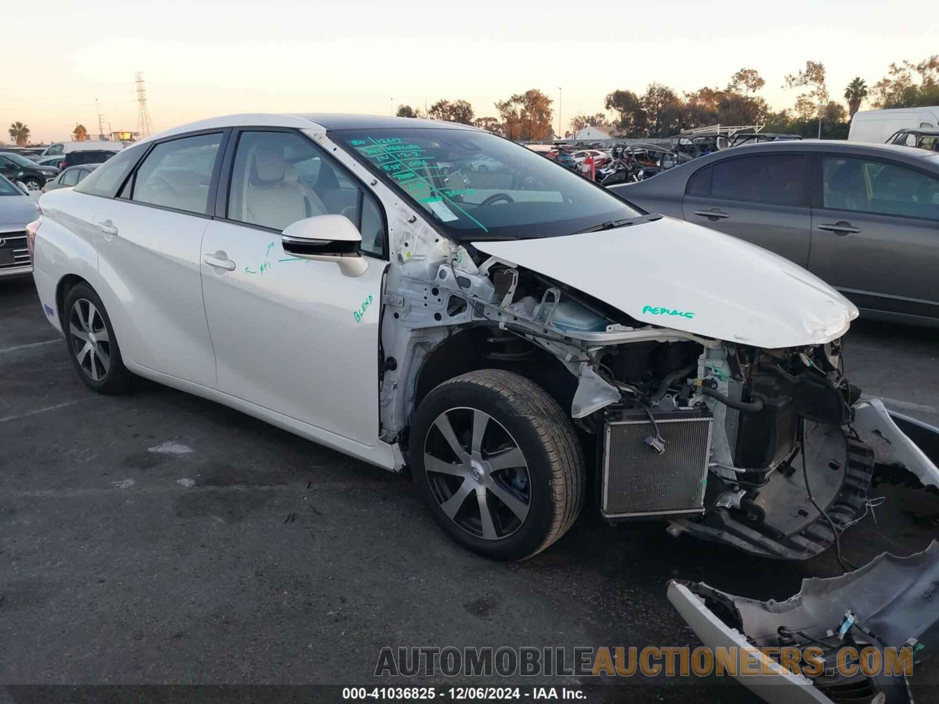 JTDBVRBD8KA006169 TOYOTA MIRAI 2019