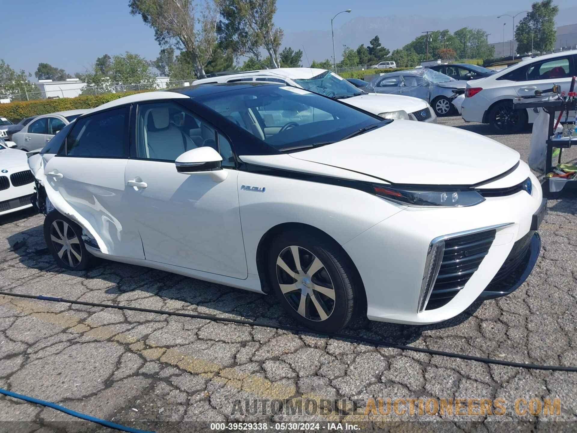 JTDBVRBD8KA006950 TOYOTA MIRAI 2019