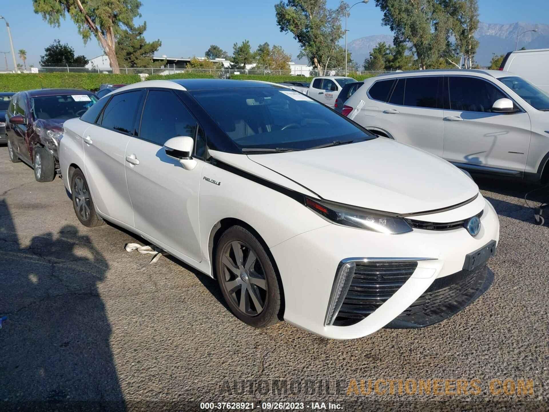 JTDBVRBD9GA000548 TOYOTA MIRAI 2016