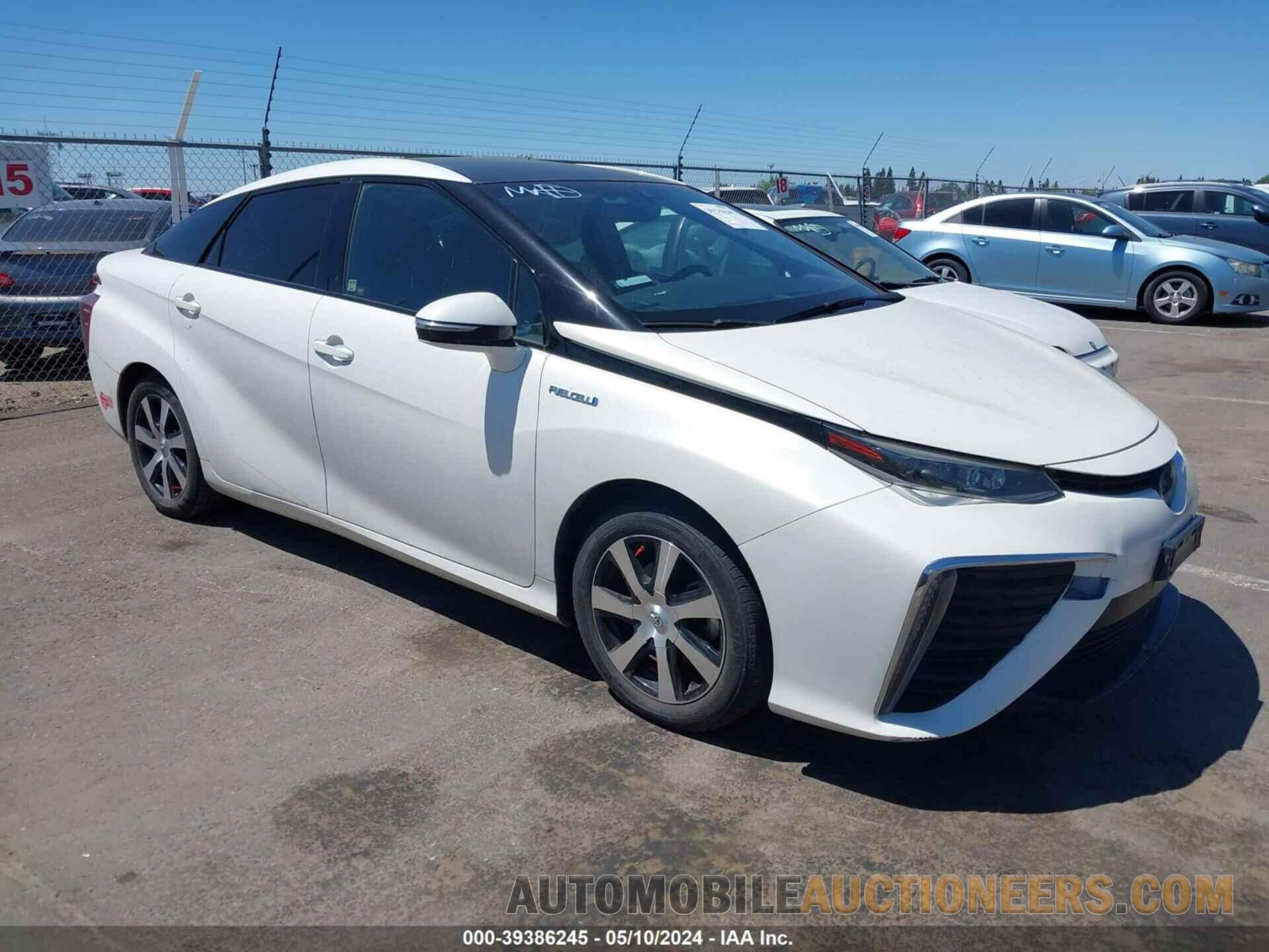 JTDBVRBD9HA001524 TOYOTA MIRAI 2017