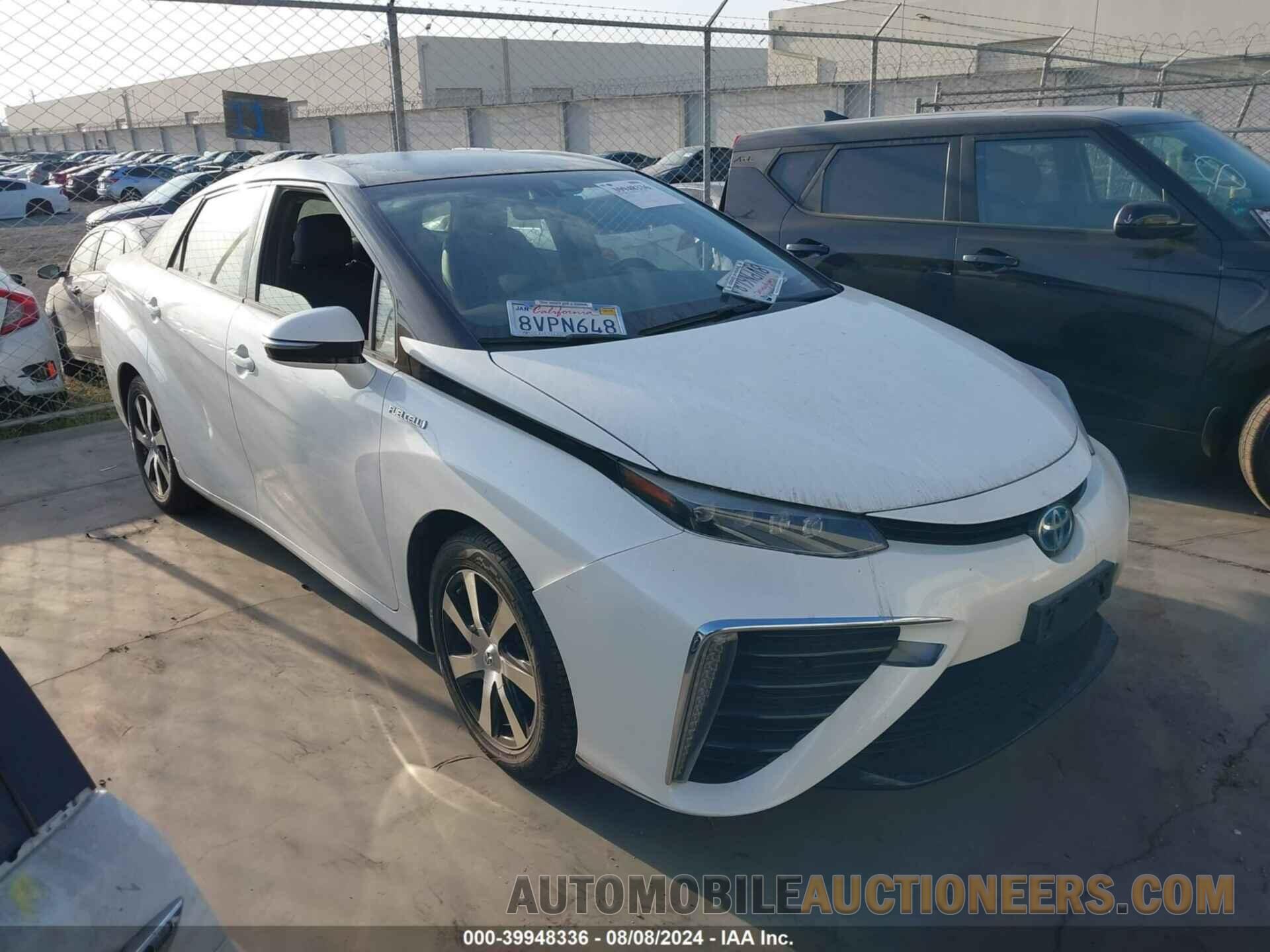 JTDBVRBD9HA003631 TOYOTA MIRAI 2017