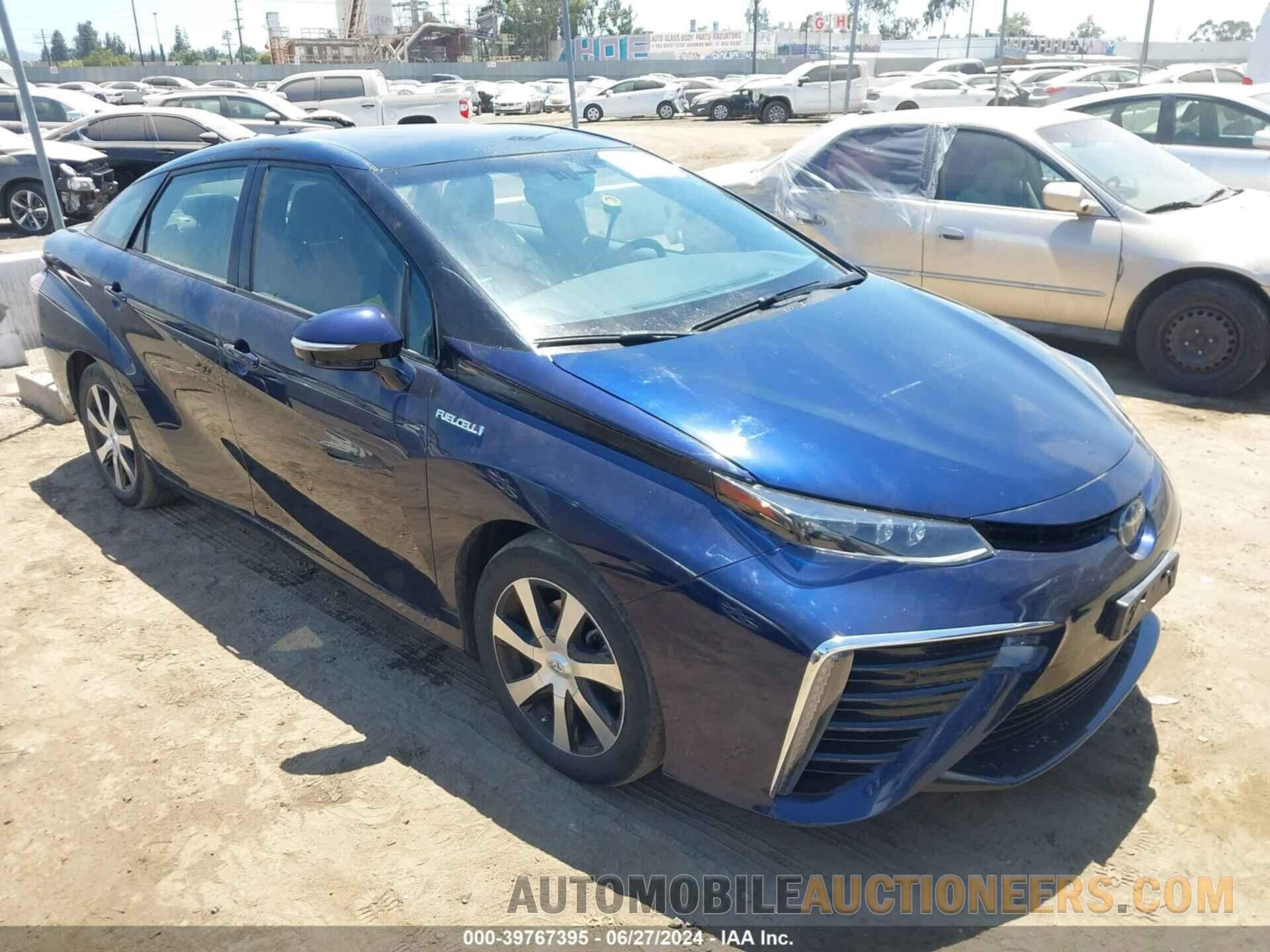 JTDBVRBDXHA001550 TOYOTA MIRAI 2017