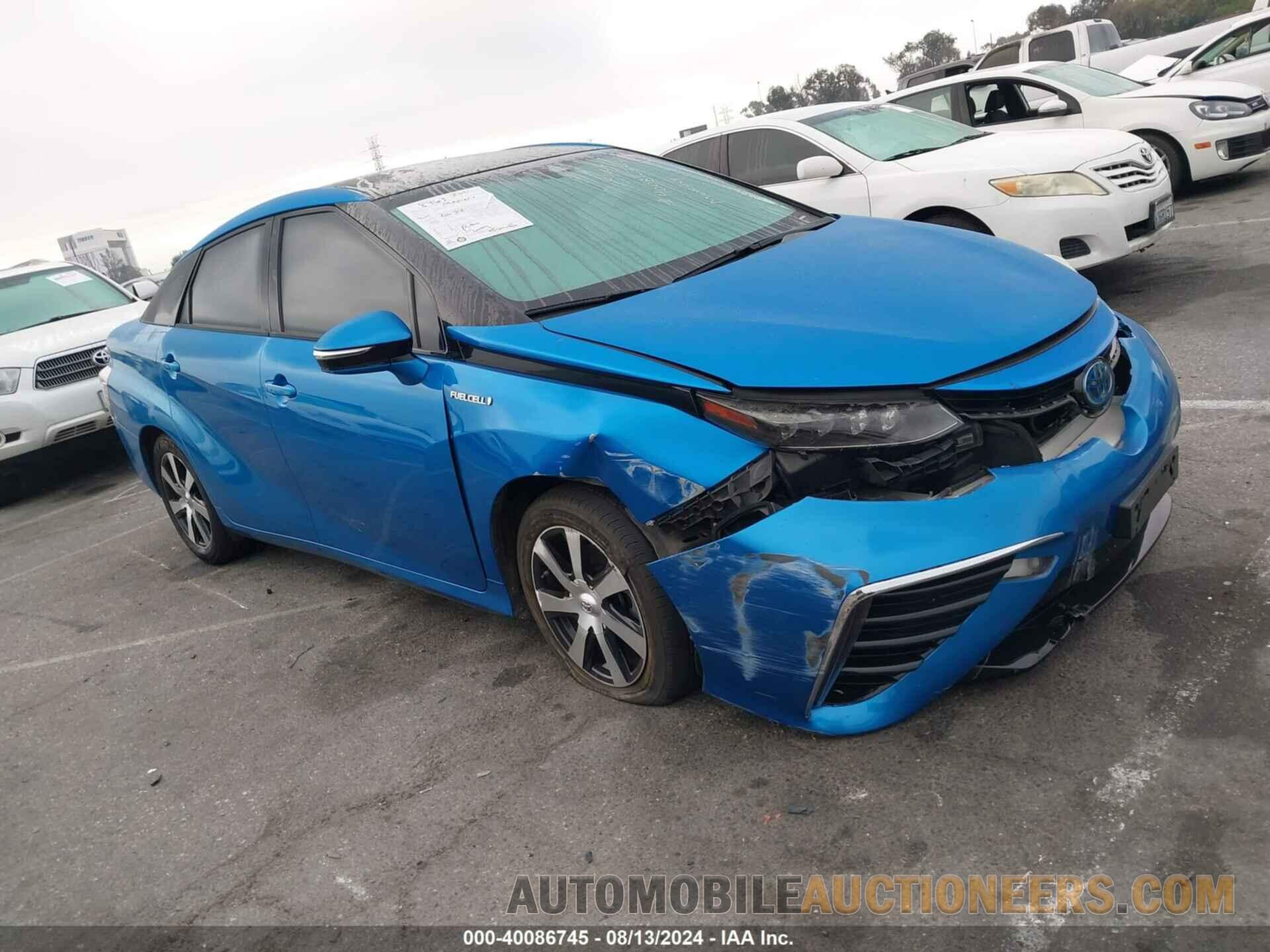 JTDBVRBDXHA003735 TOYOTA MIRAI 2017