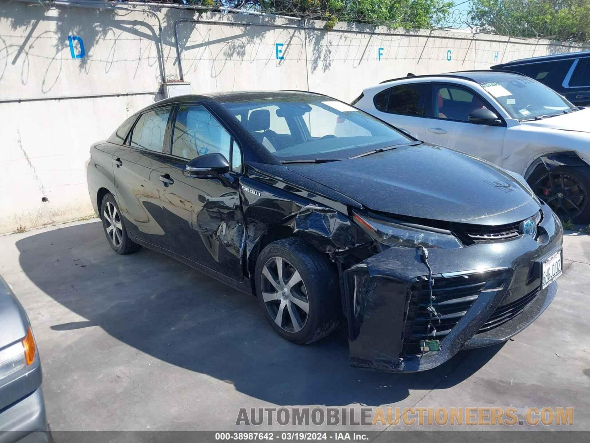 JTDBVRBDXKA005606 TOYOTA MIRAI 2019