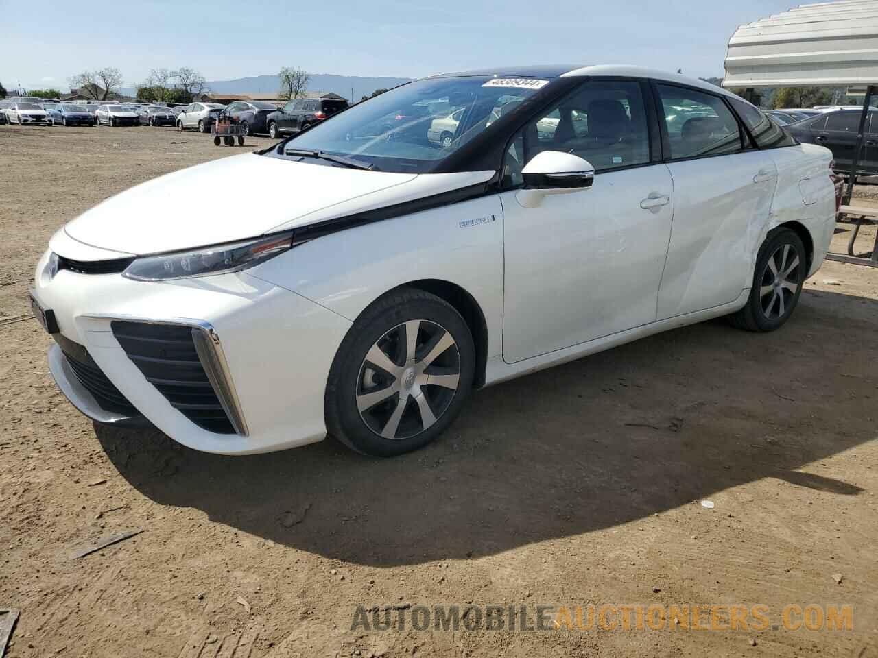 JTDBVRBDXKA007260 TOYOTA MIRAI 2019