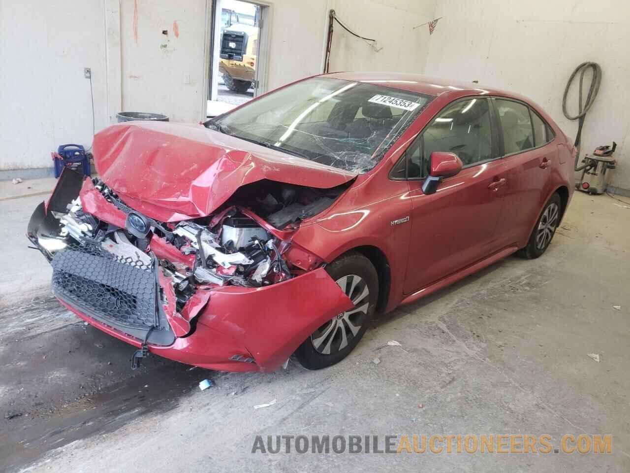 JTDEAMDE9MJ003317 TOYOTA COROLLA 2021