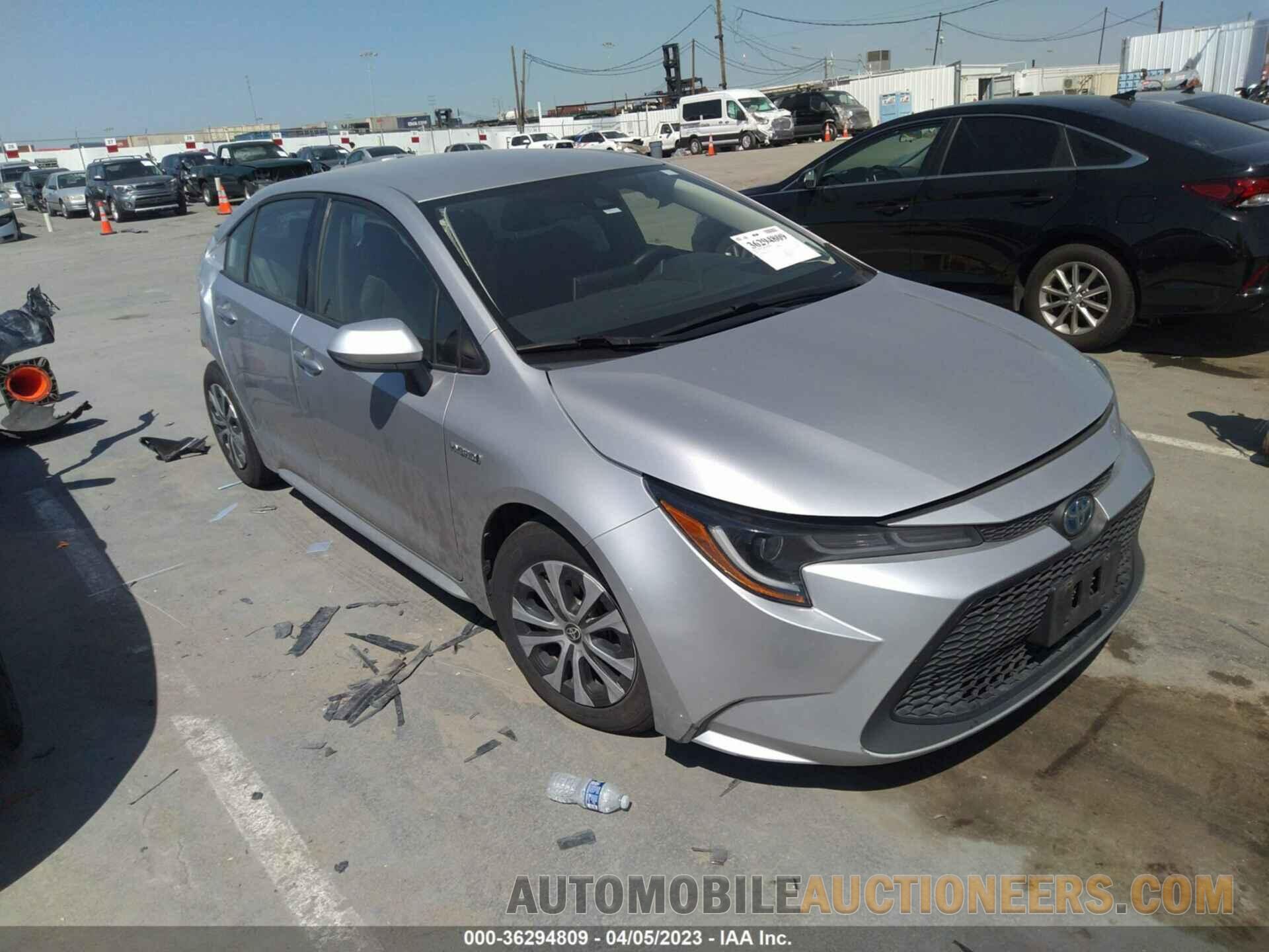 JTDEBRBEXLJ001782 TOYOTA COROLLA 2020