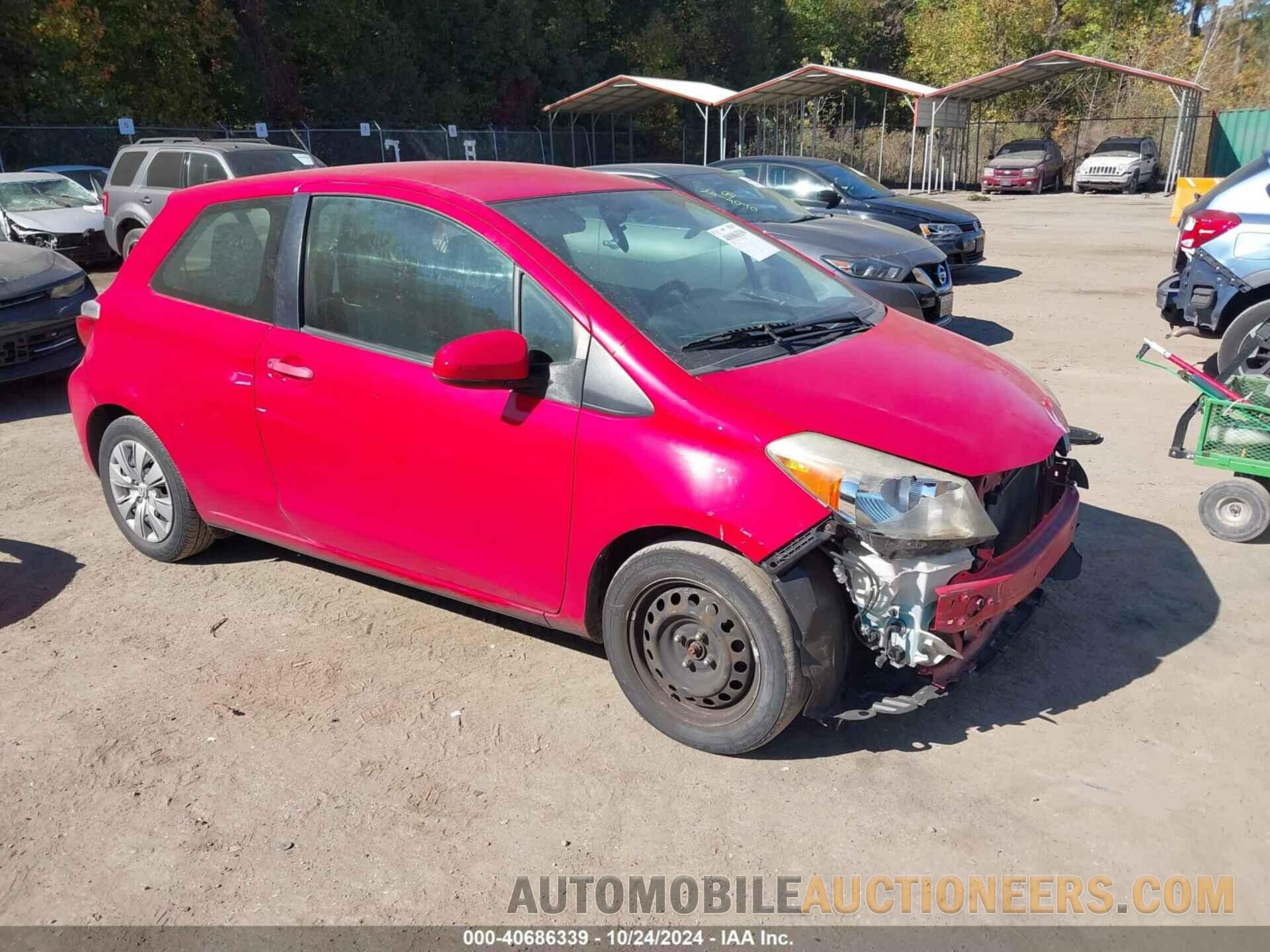 JTDJTUD37CD500676 TOYOTA YARIS 2012