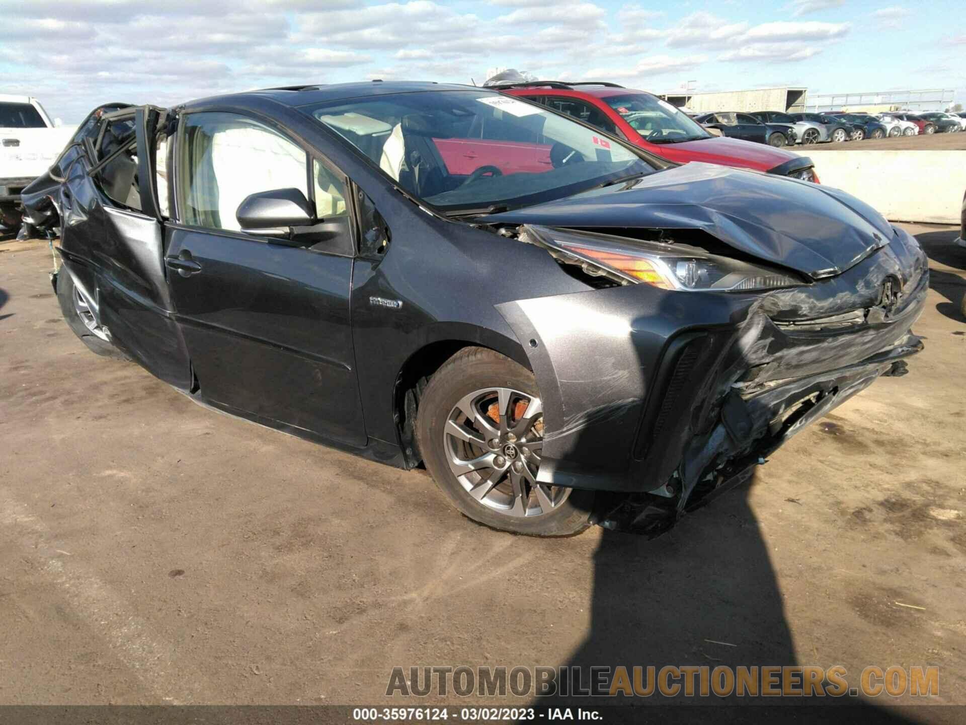 JTDKAMFU0M3127939 TOYOTA PRIUS 2021