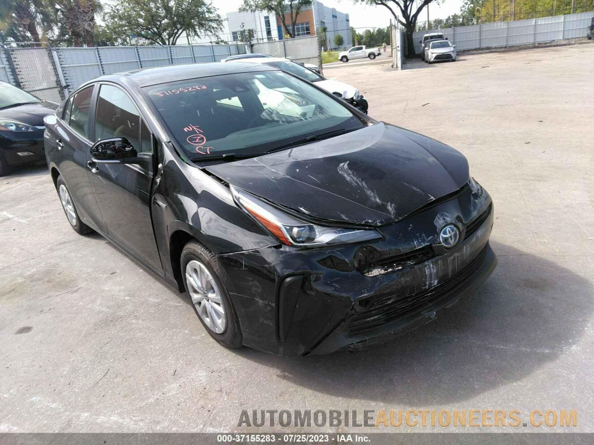 JTDKAMFU0N3187382 TOYOTA PRIUS 2022