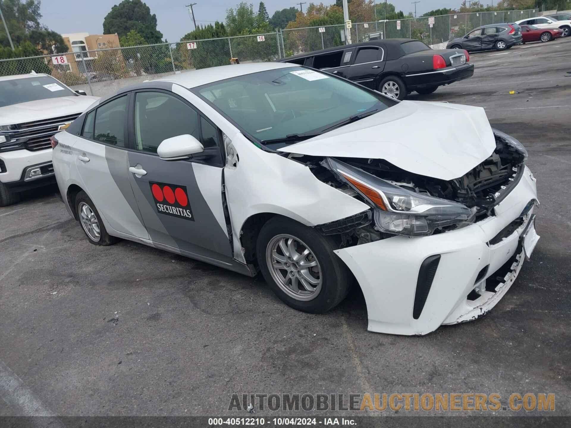 JTDKAMFU1M3136827 TOYOTA PRIUS 2021