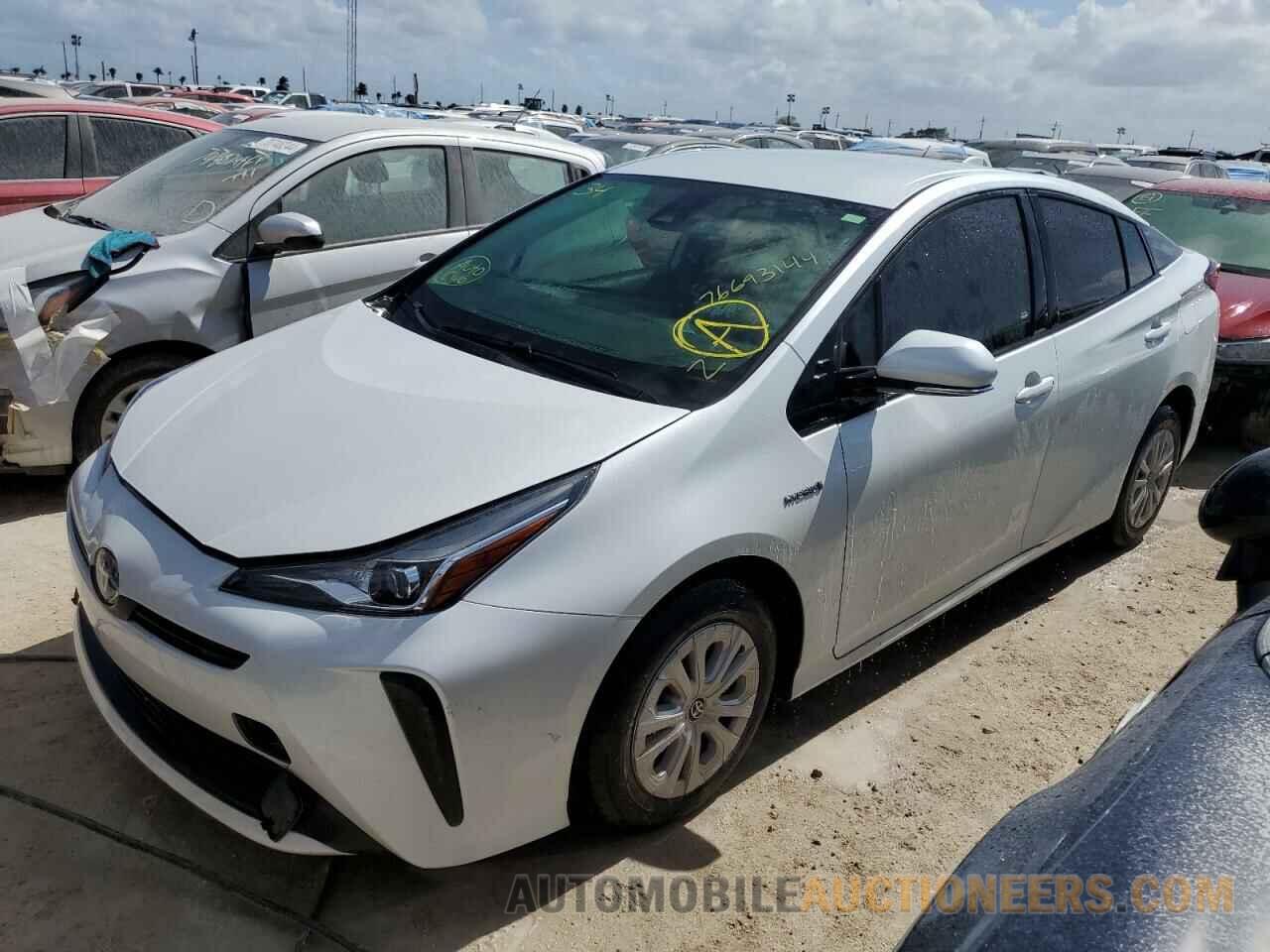 JTDKAMFU1M3145947 TOYOTA PRIUS 2021