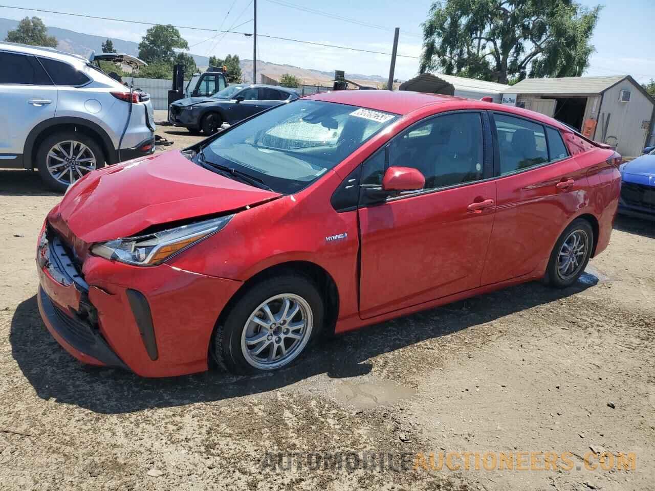 JTDKAMFU1N3163916 TOYOTA PRIUS NIGH 2022