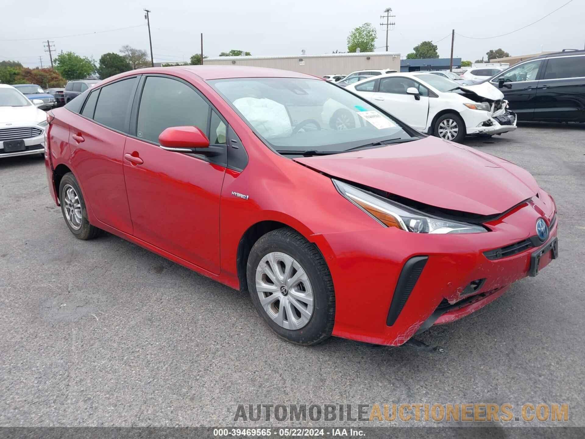 JTDKAMFU2M3134505 TOYOTA PRIUS 2021