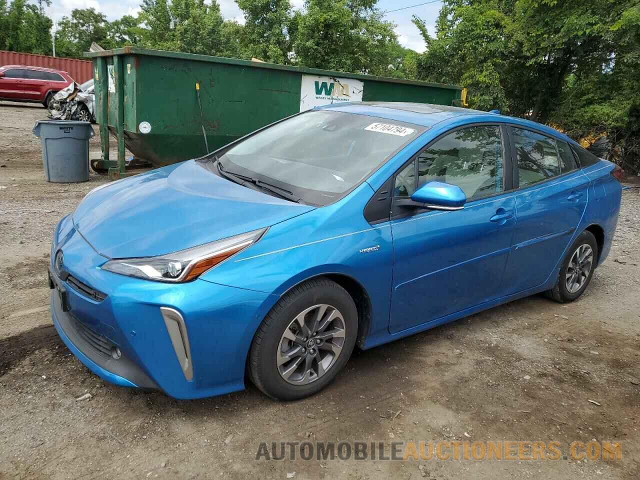 JTDKAMFU2N3172706 TOYOTA PRIUS NIGH 2022