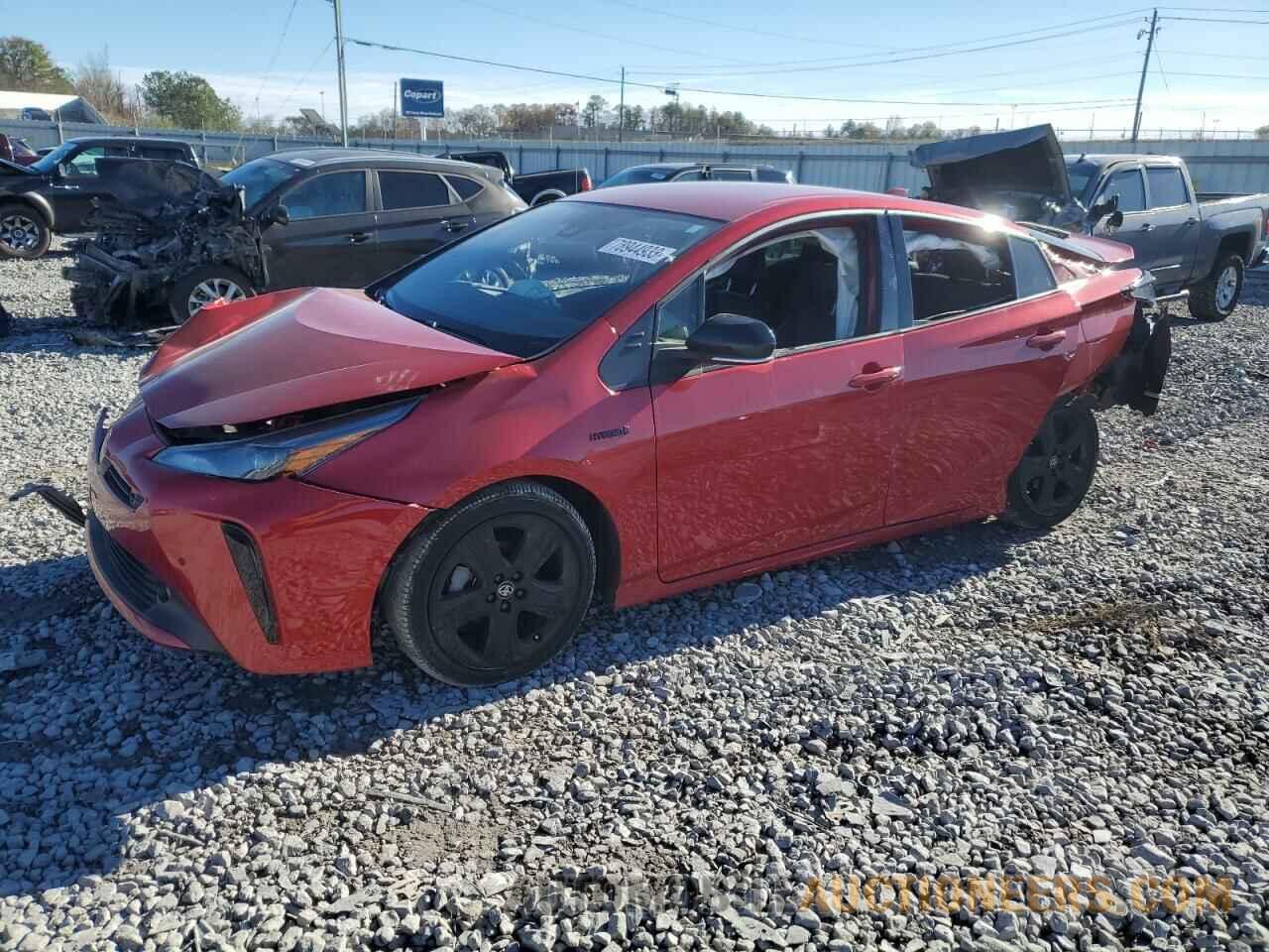 JTDKAMFU3M3127952 TOYOTA PRIUS 2021