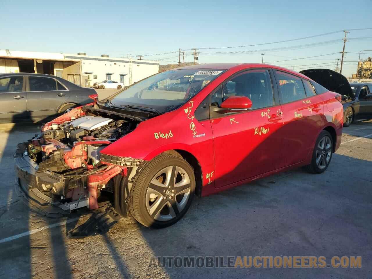 JTDKAMFU3N3177493 TOYOTA PRIUS NIGH 2022