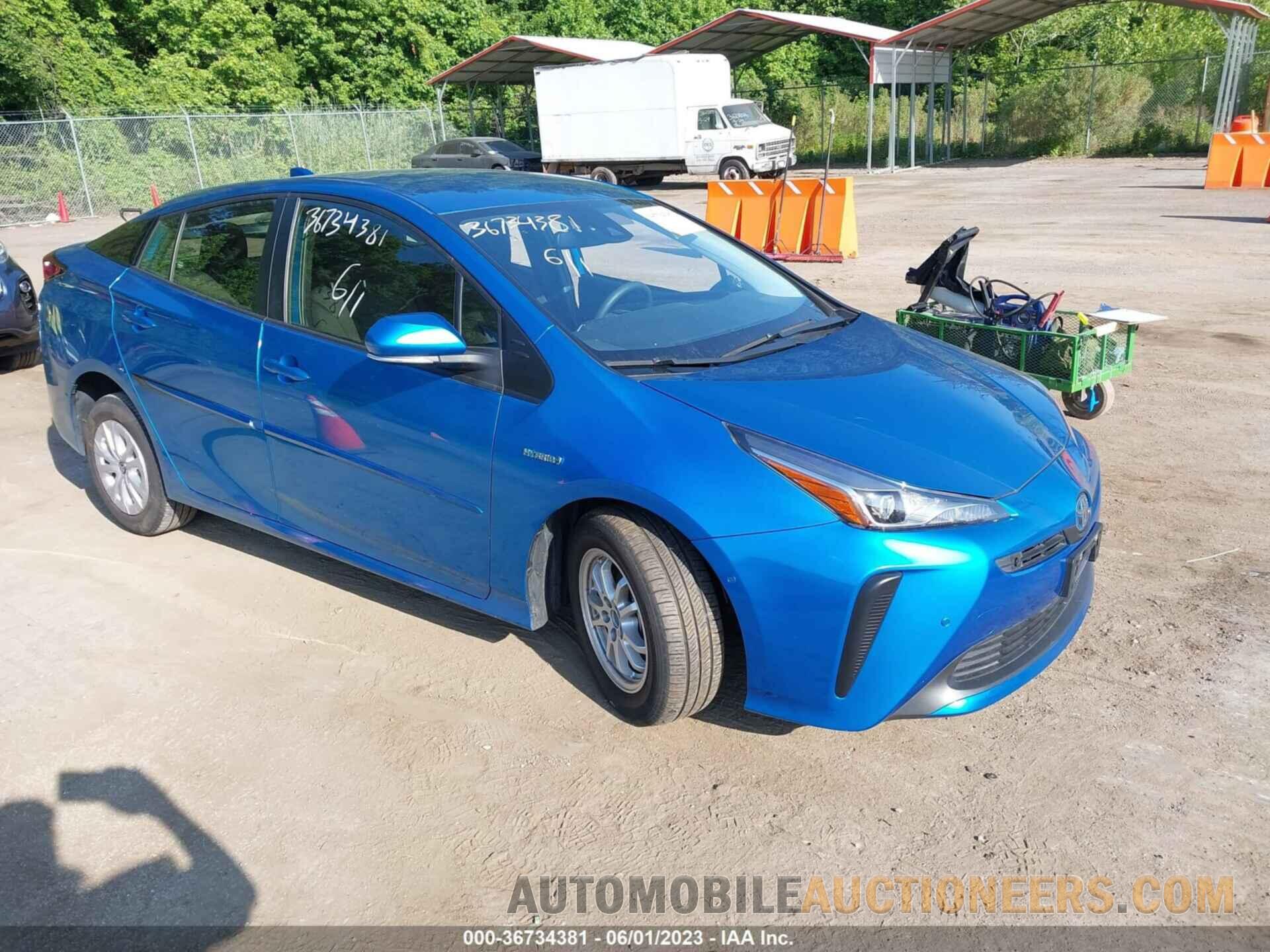 JTDKAMFU4M3133193 TOYOTA PRIUS 2021