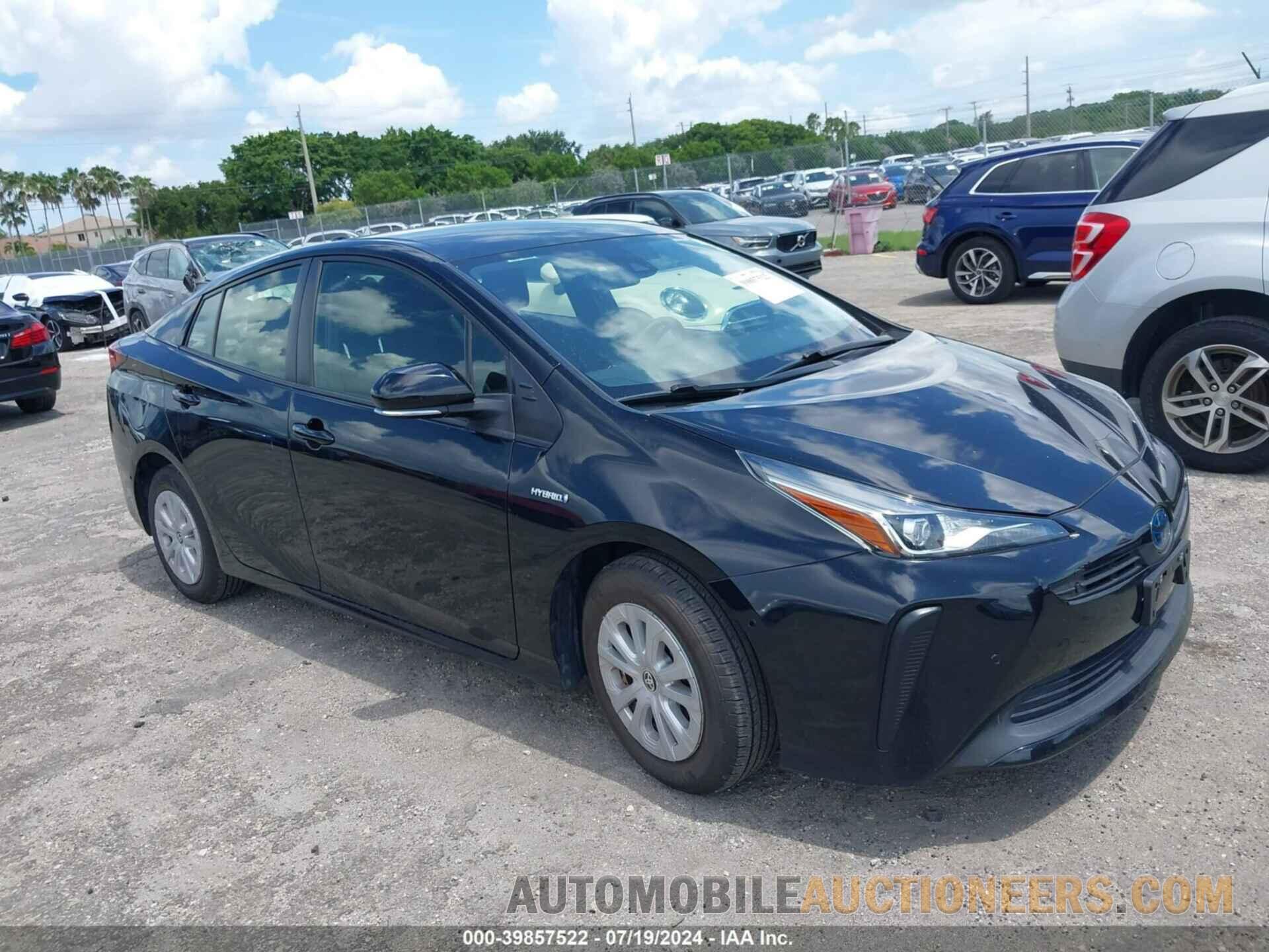 JTDKAMFU4M3147756 TOYOTA PRIUS 2021