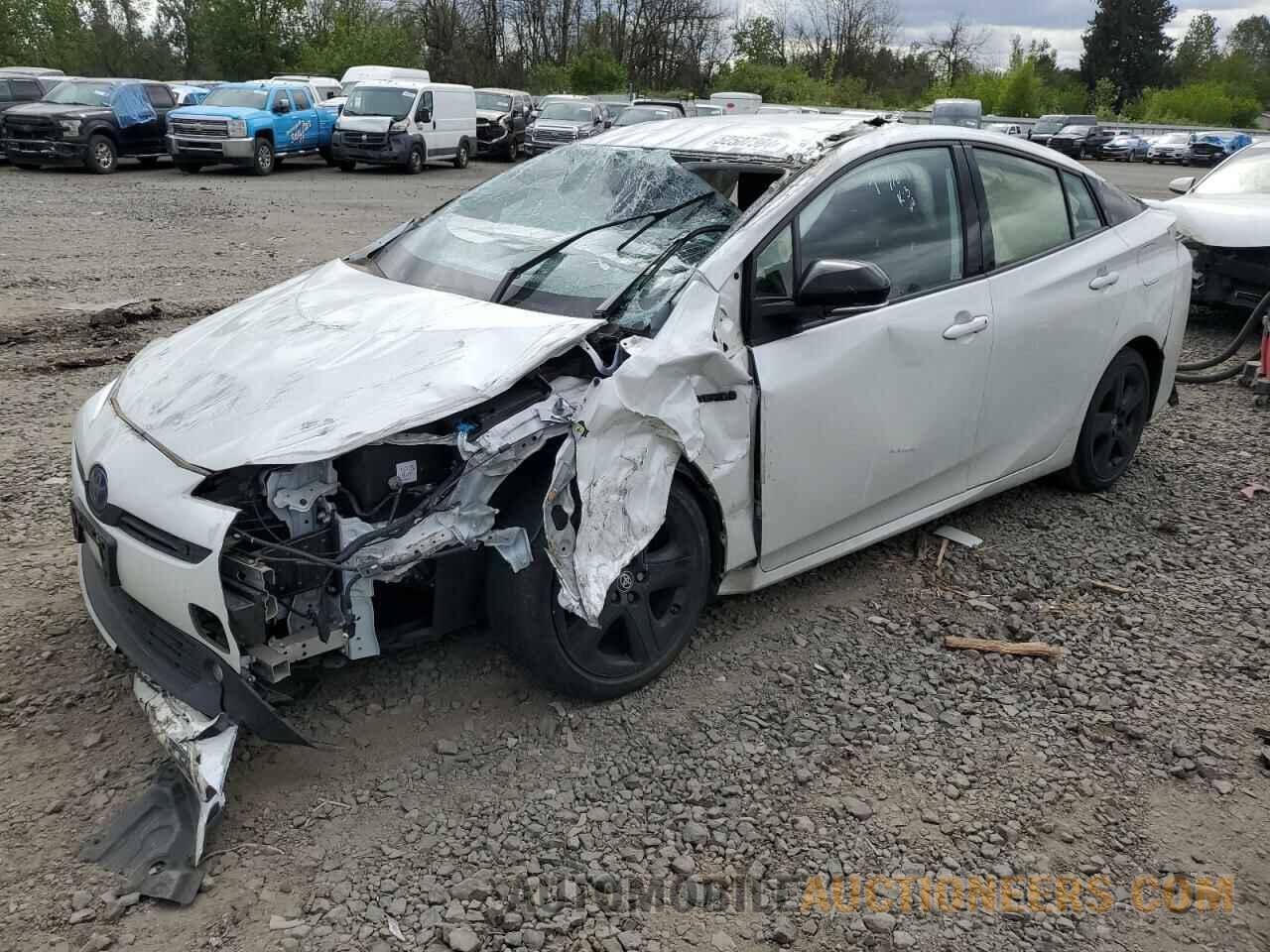 JTDKAMFU6M3127184 TOYOTA PRIUS 2021