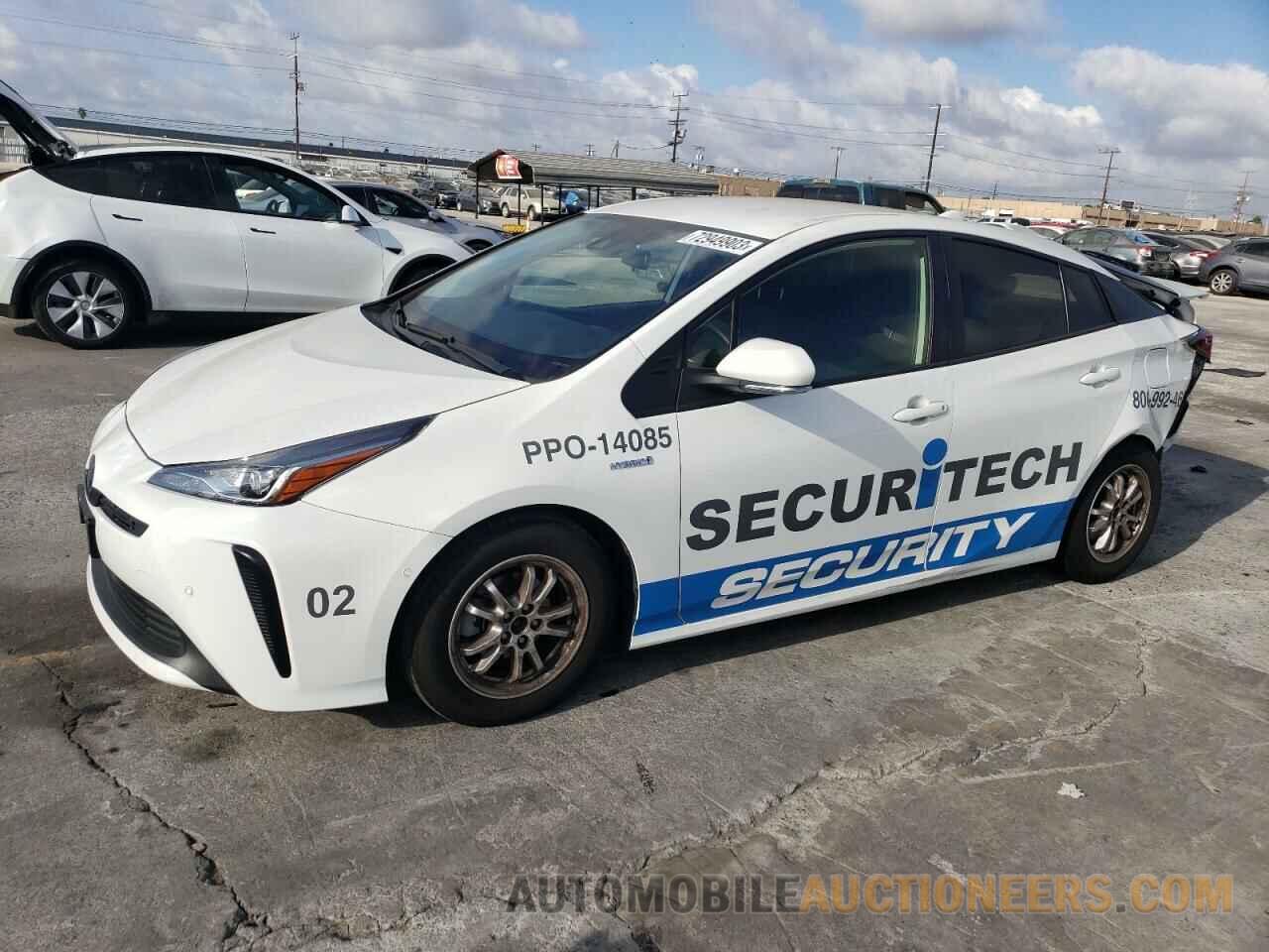 JTDKAMFU6N3159215 TOYOTA PRIUS 2022