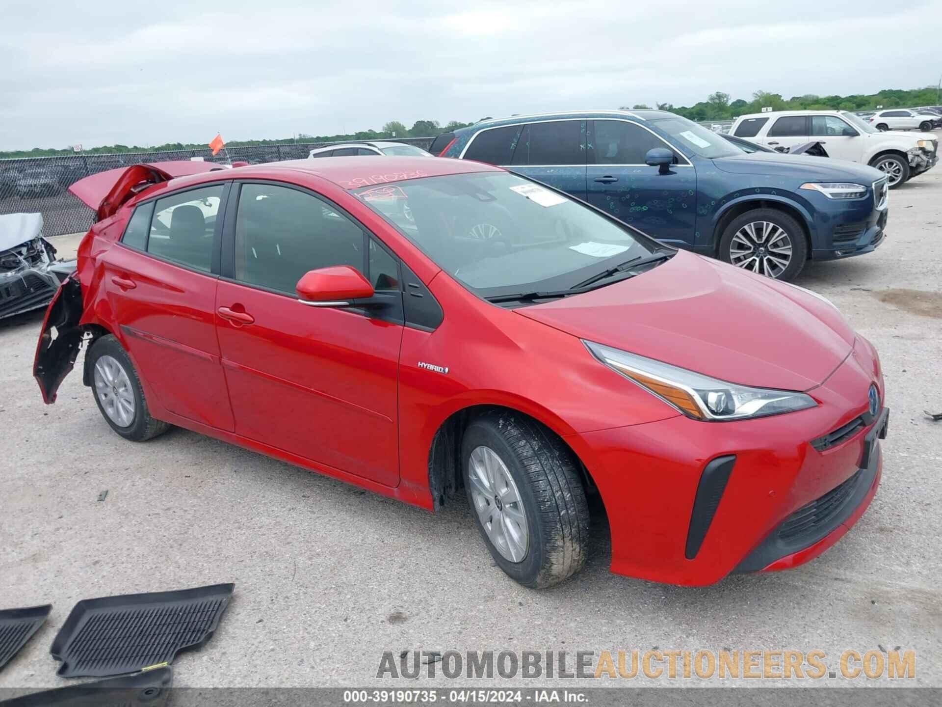 JTDKAMFU6N3180839 TOYOTA PRIUS 2022