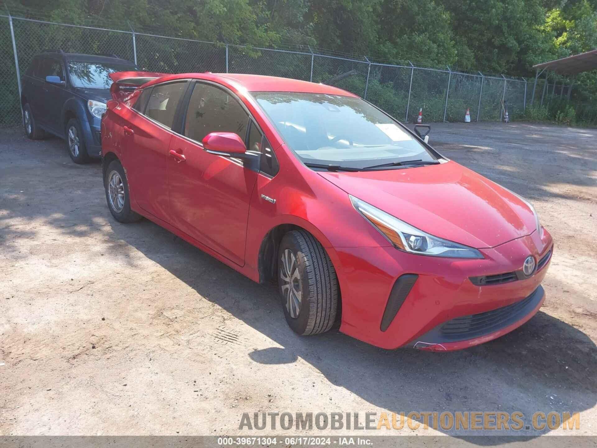 JTDKAMFU7N3157490 TOYOTA PRIUS 2022