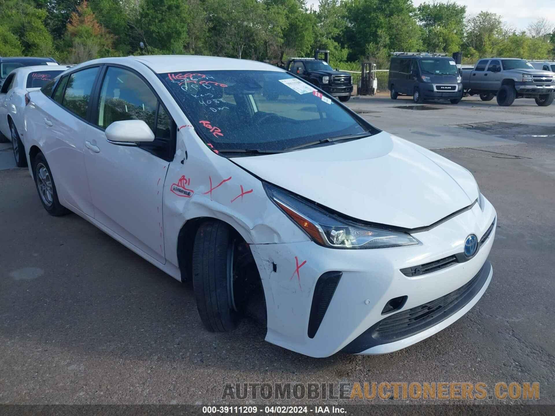 JTDKAMFU7N3184088 TOYOTA PRIUS 2022