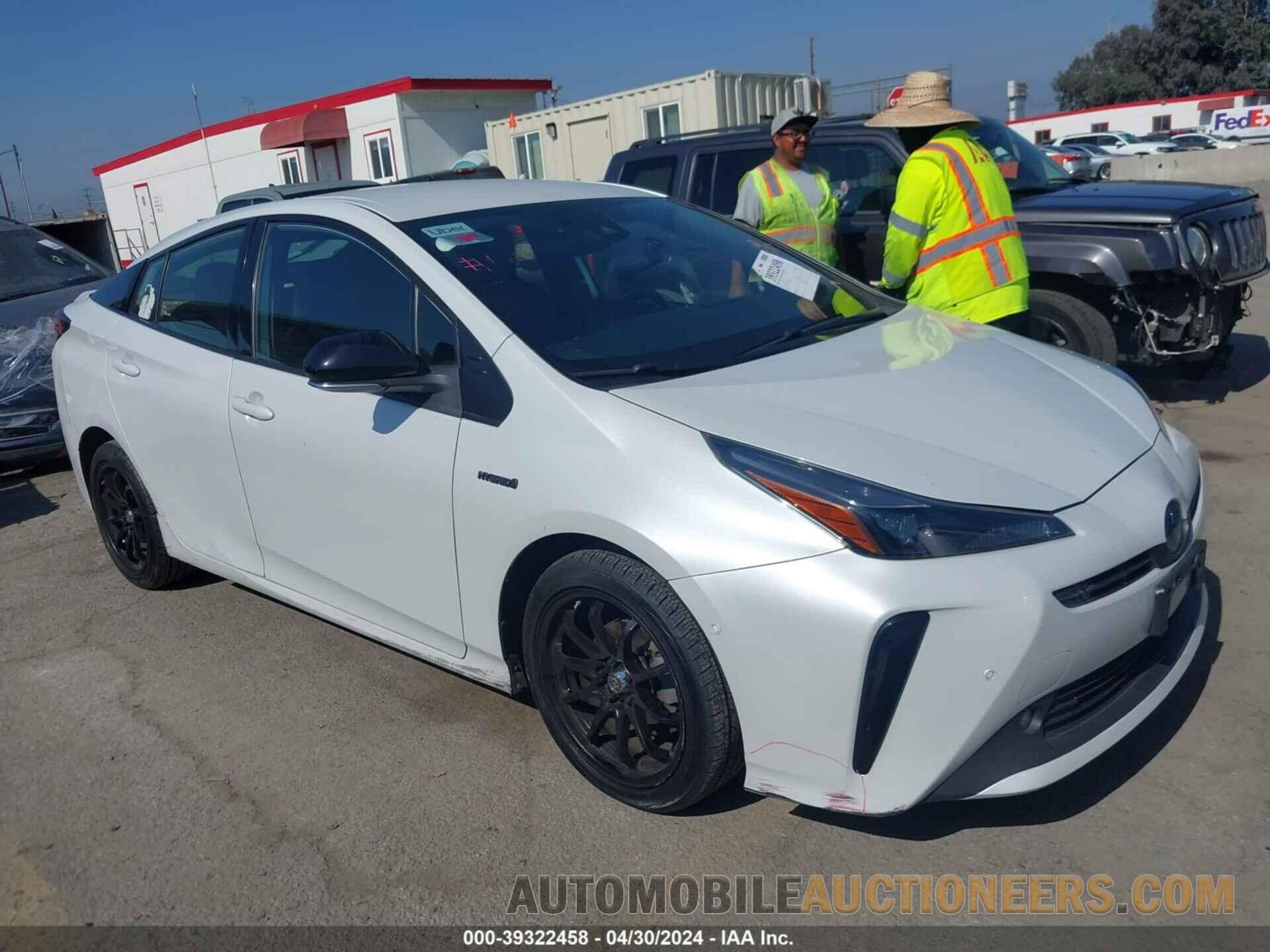 JTDKAMFU8M3127266 TOYOTA PRIUS 2021