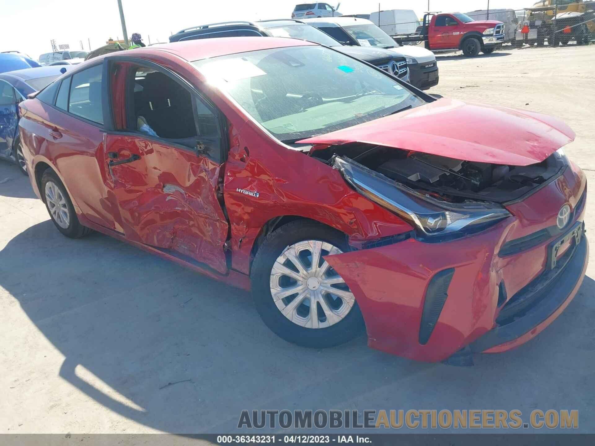 JTDKAMFU8N3172953 TOYOTA PRIUS 2022