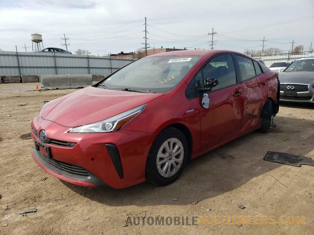 JTDKAMFU9M3147171 TOYOTA PRIUS 2021