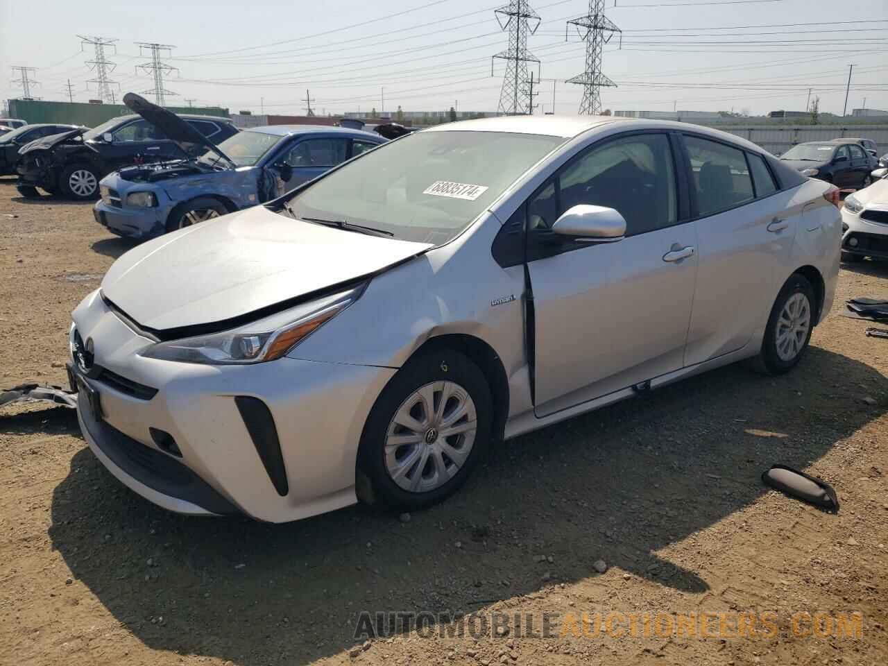 JTDKAMFUXM3134235 TOYOTA PRIUS 2021