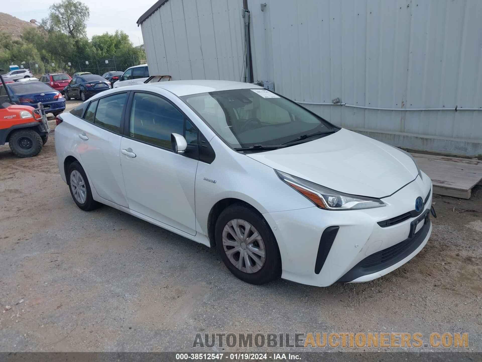 JTDKAMFUXM3137815 TOYOTA PRIUS 2021