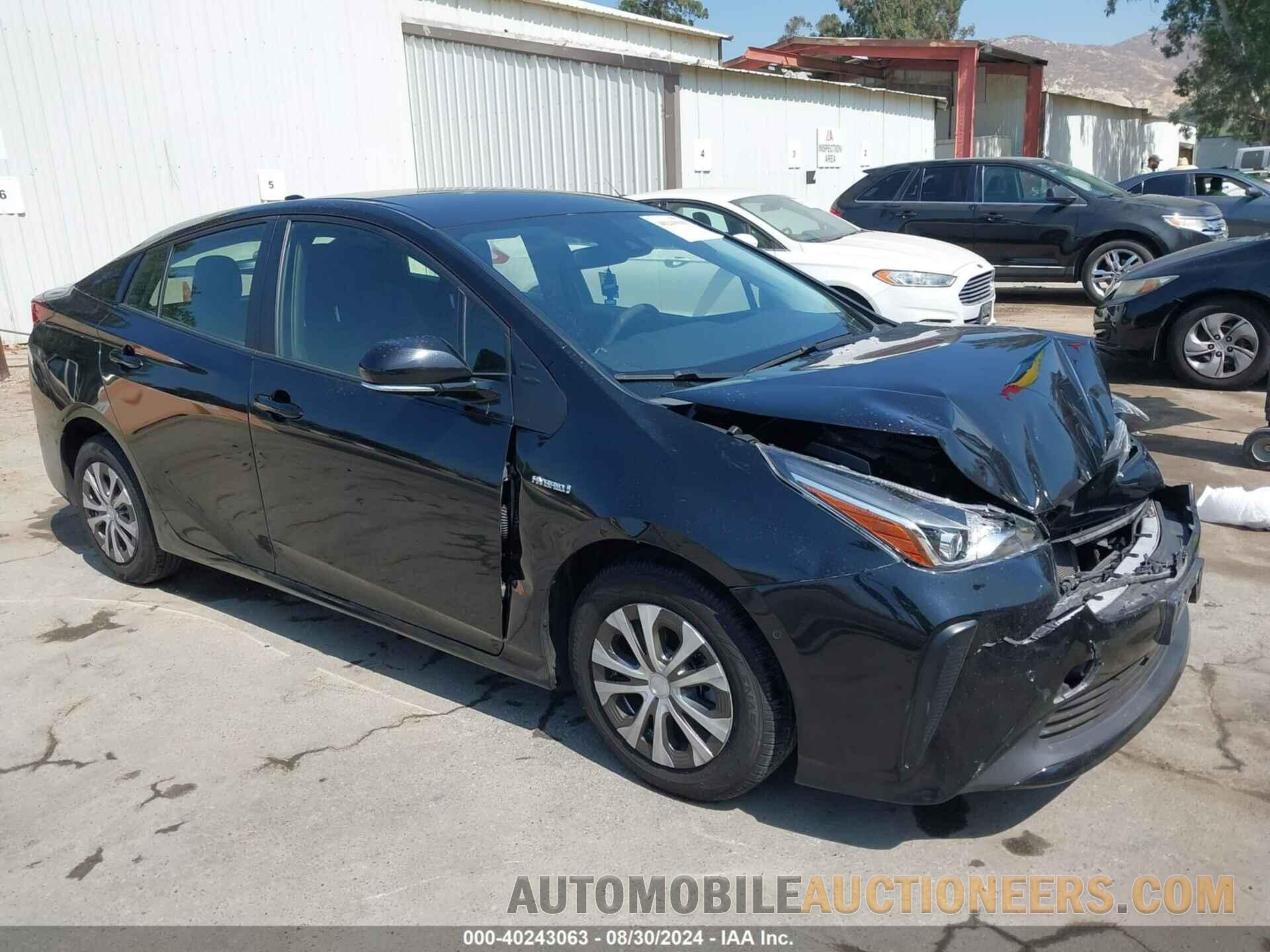 JTDKAMFUXM3138303 TOYOTA PRIUS 2021