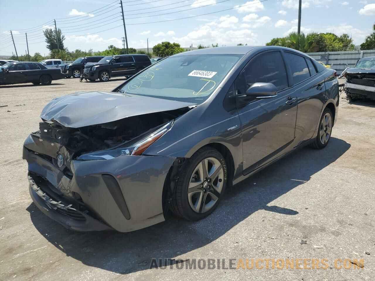 JTDKAMFUXM3139404 TOYOTA PRIUS 2021