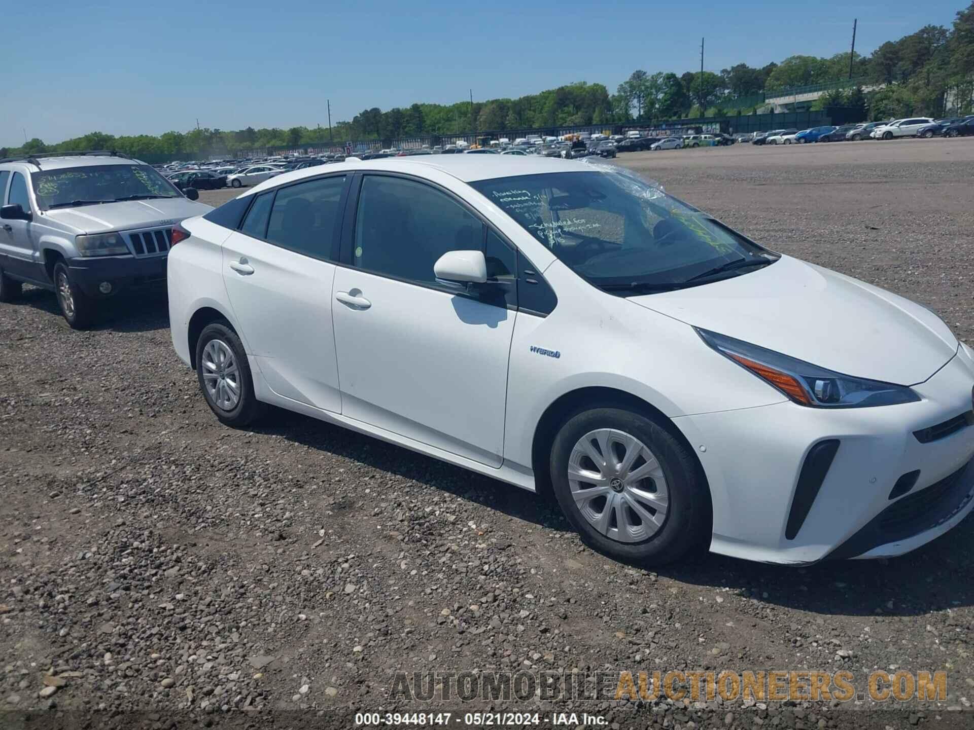 JTDKAMFUXM3143467 TOYOTA PRIUS 2021