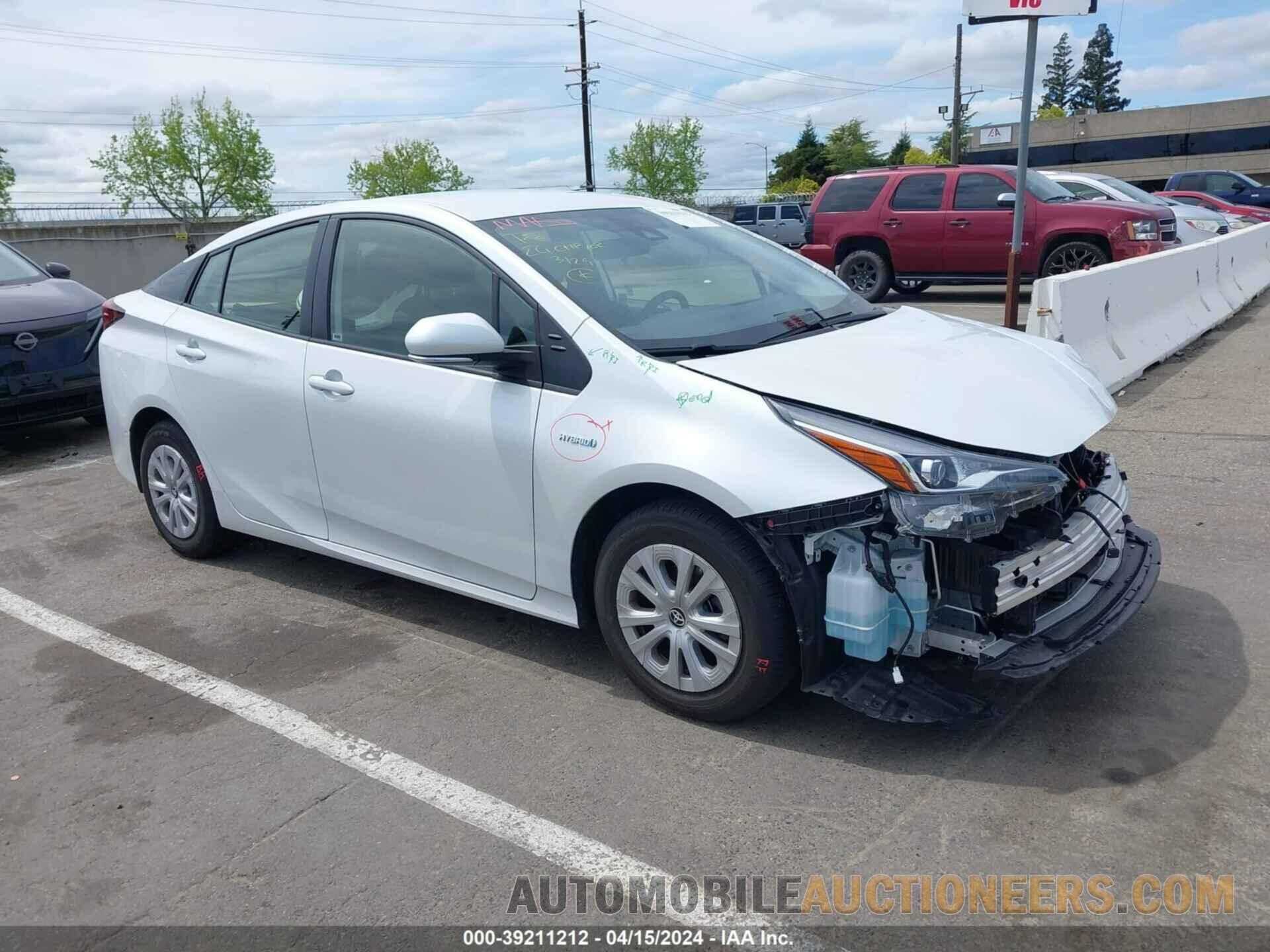 JTDKAMFUXM3147650 TOYOTA PRIUS 2021