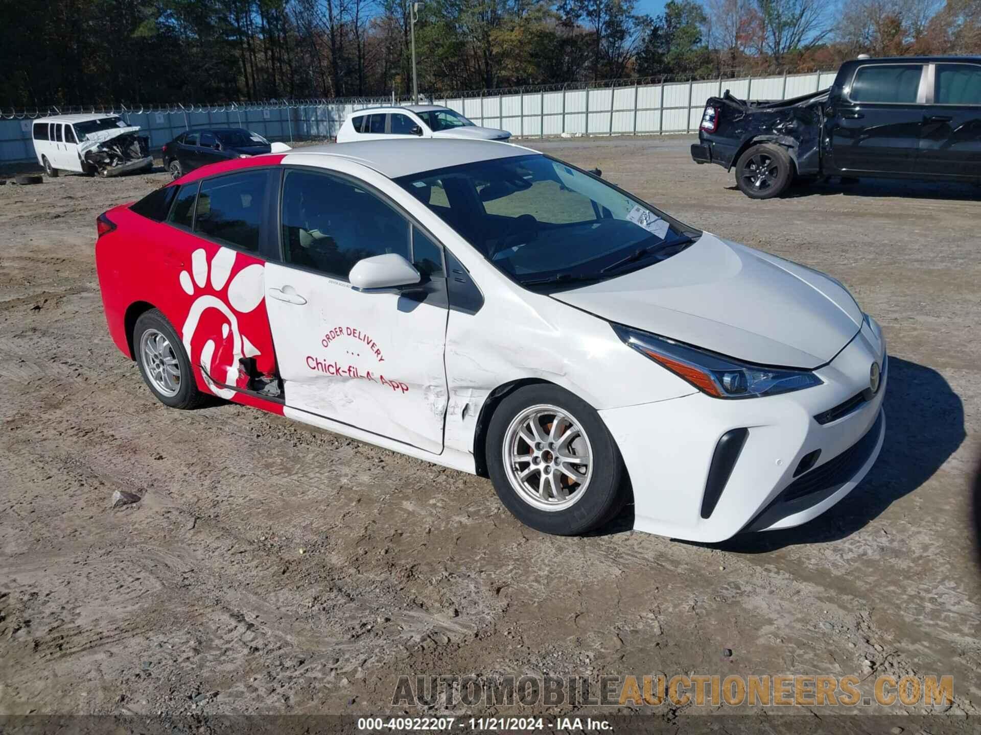 JTDKAMFUXN3156138 TOYOTA PRIUS 2022