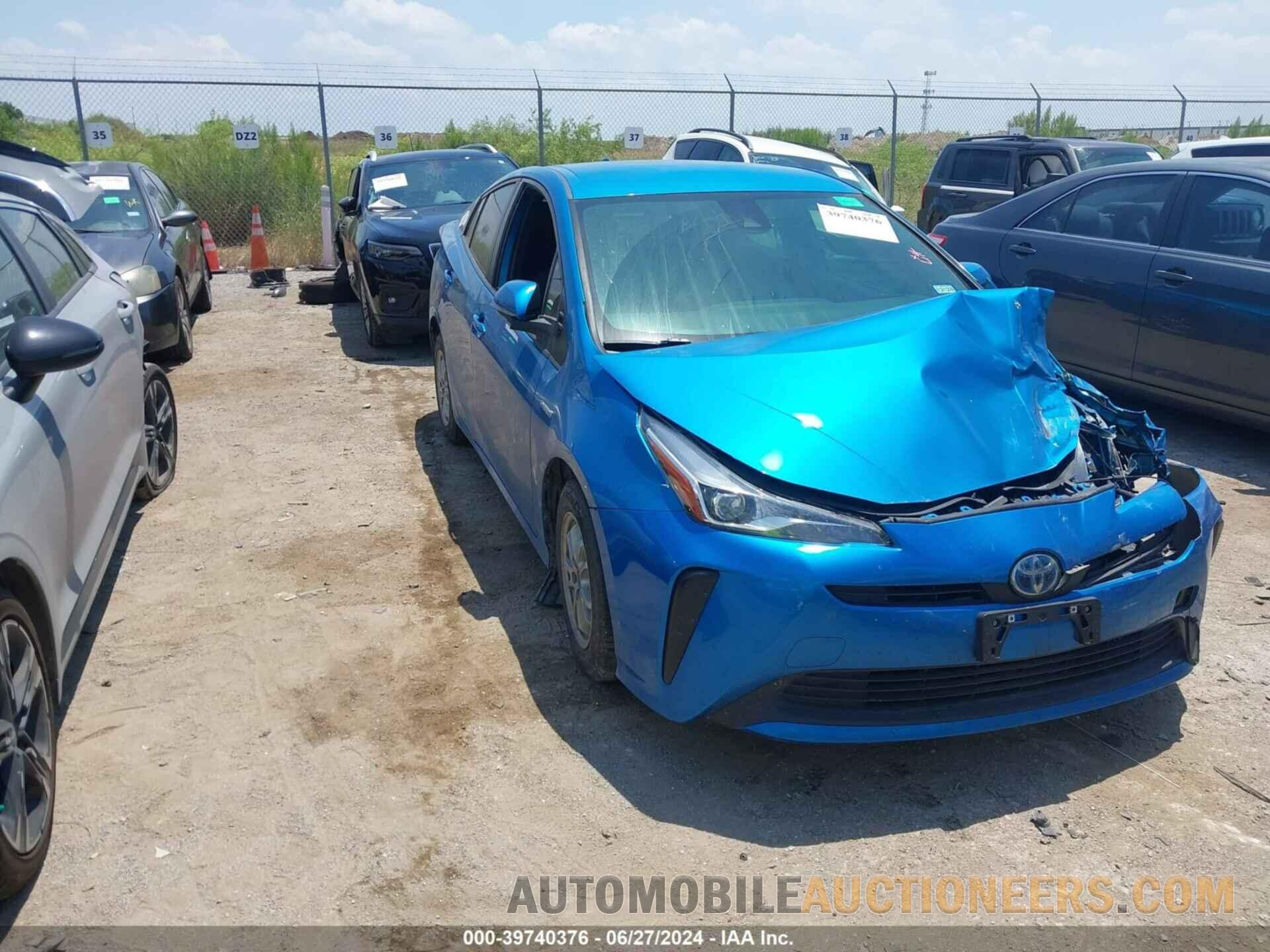 JTDKAMFUXN3162246 TOYOTA PRIUS 2022