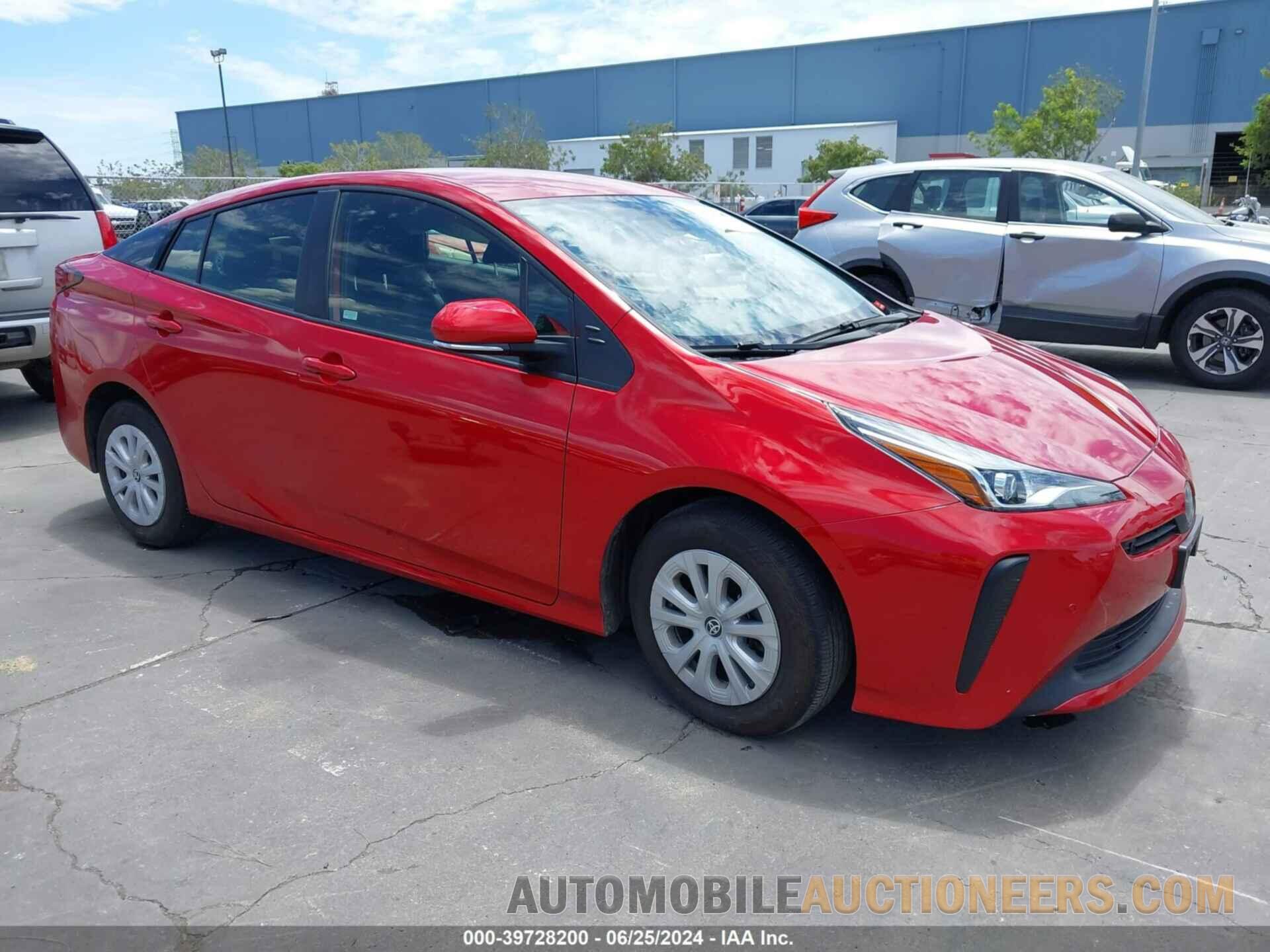 JTDKAMFUXN3165762 TOYOTA PRIUS 2022