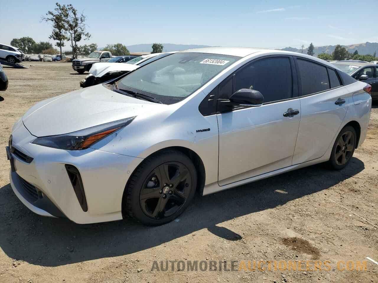 JTDKAMFUXN3168581 TOYOTA PRIUS NIGH 2022