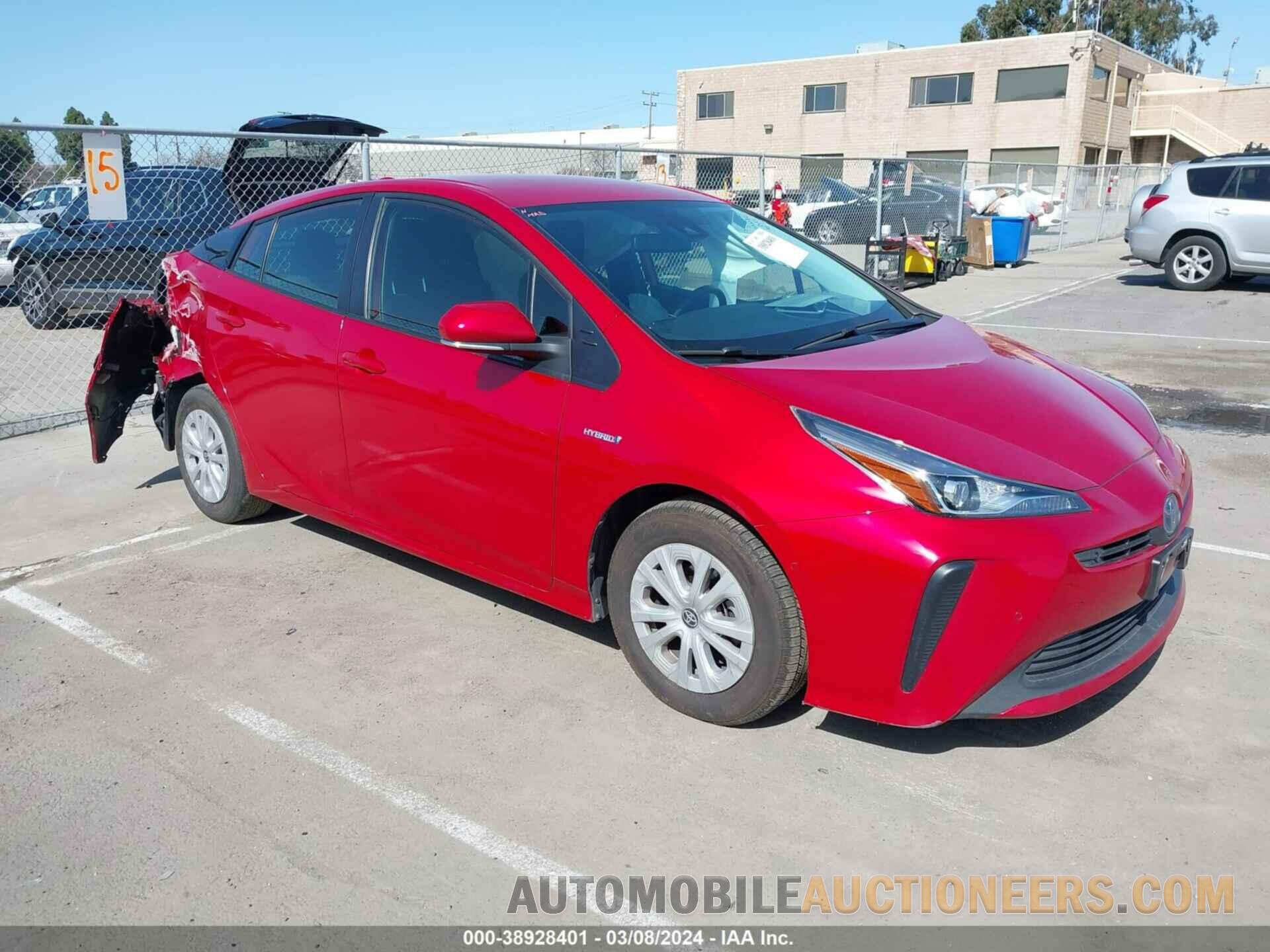 JTDKAMFUXN3172839 TOYOTA PRIUS 2022