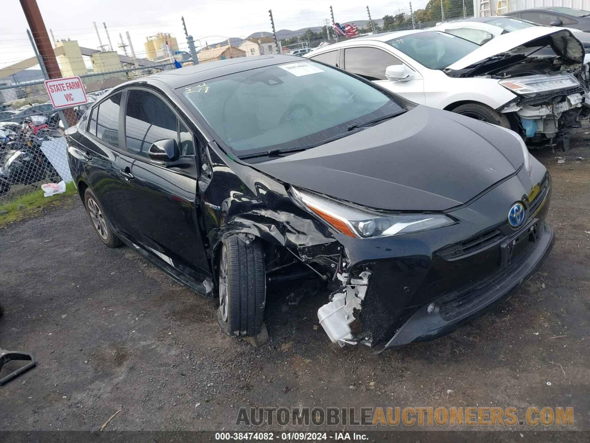 JTDKAMFUXN3187308 TOYOTA PRIUS 2022