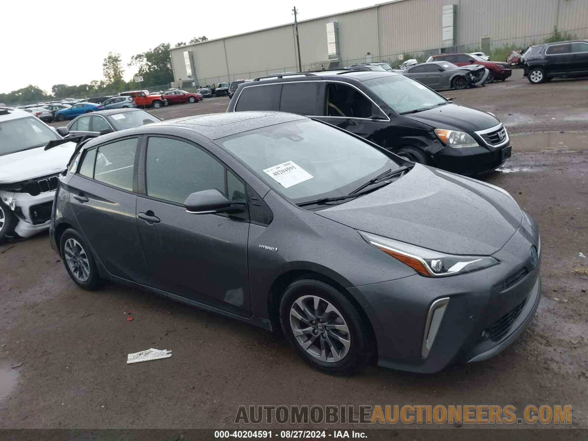 JTDKAMFUXN3187776 TOYOTA PRIUS 2022