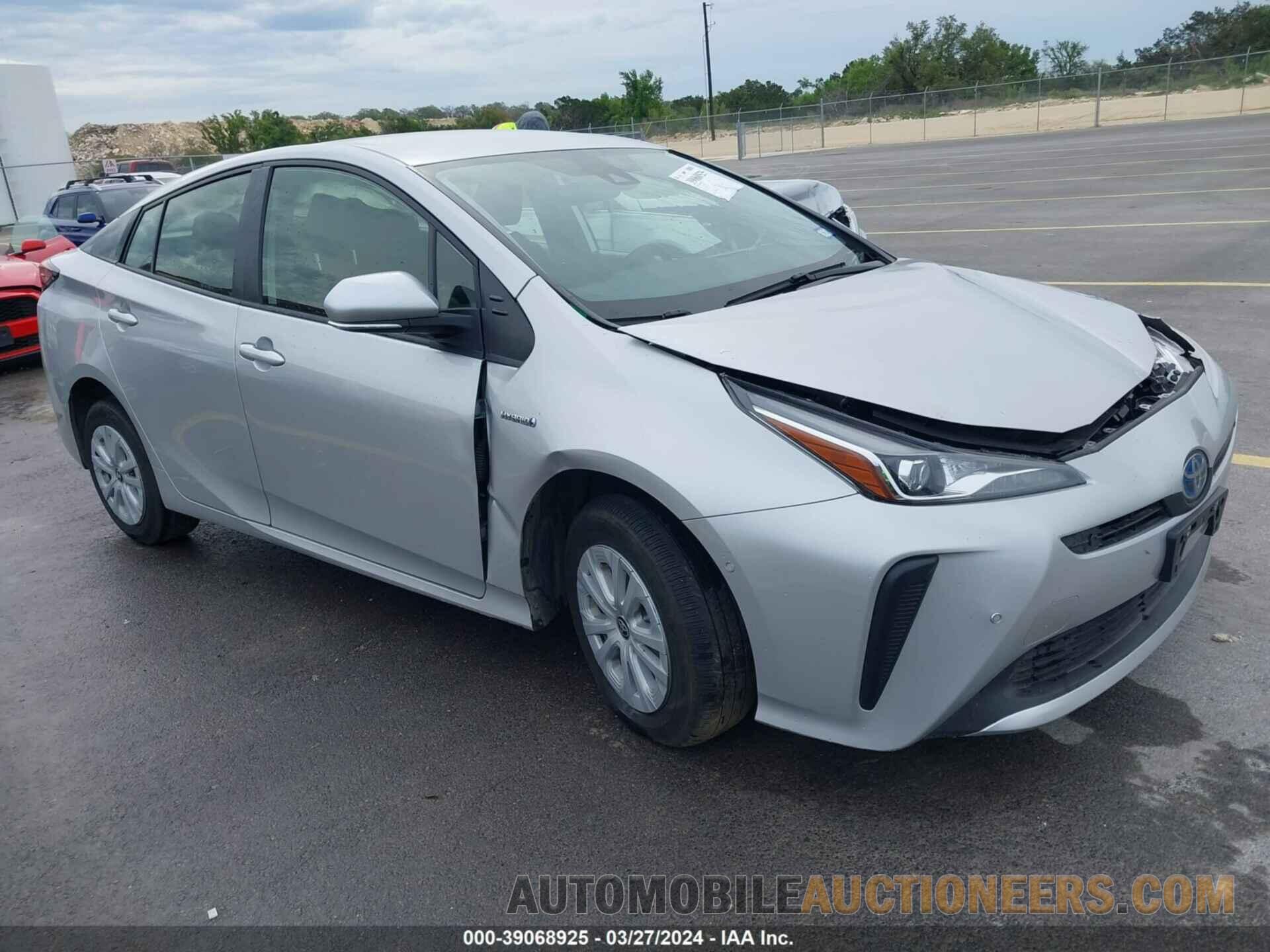 JTDKAMFUXN3189625 TOYOTA PRIUS 2022