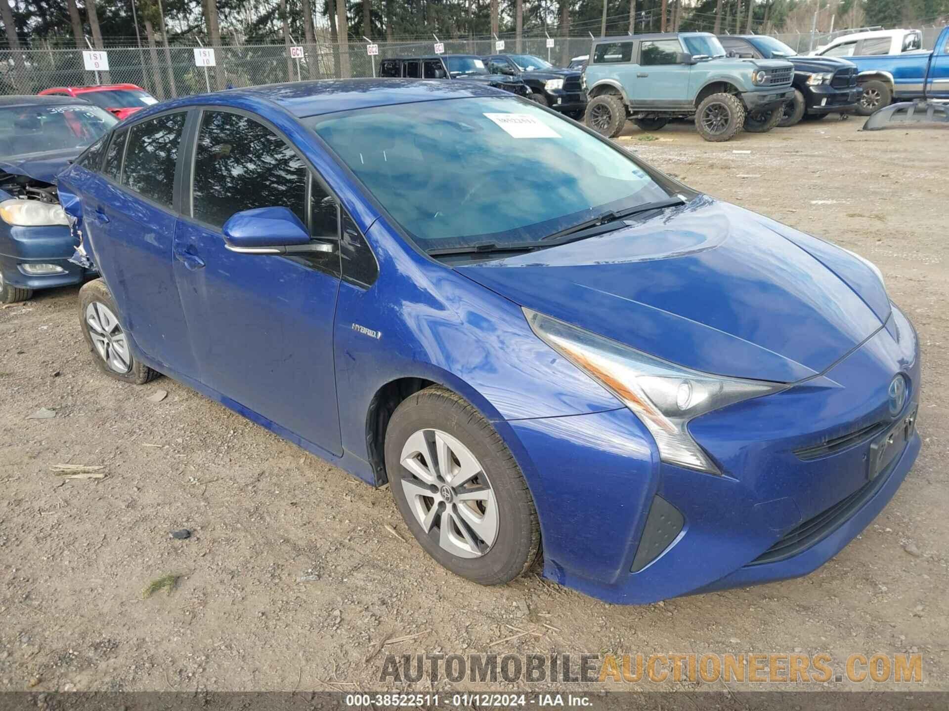 JTDKARFU0H3528782 TOYOTA PRIUS 2017